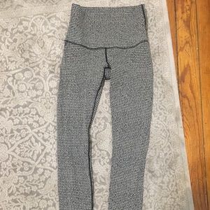 Houndstooth haughty-waisted lululemon leggings